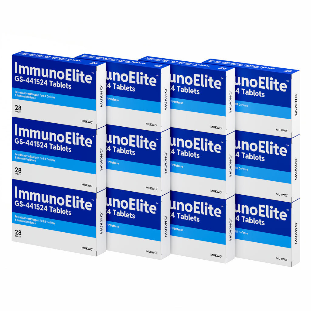 MUKWO ImmunoElite GS-441524 Tablets - Immune & Metabolic Support for Cats