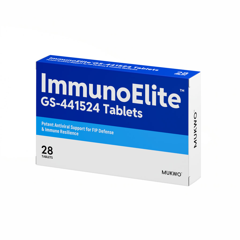 MUKWO ImmunoElite GS-441524 Tablets - Immune & Metabolic Support for Cats