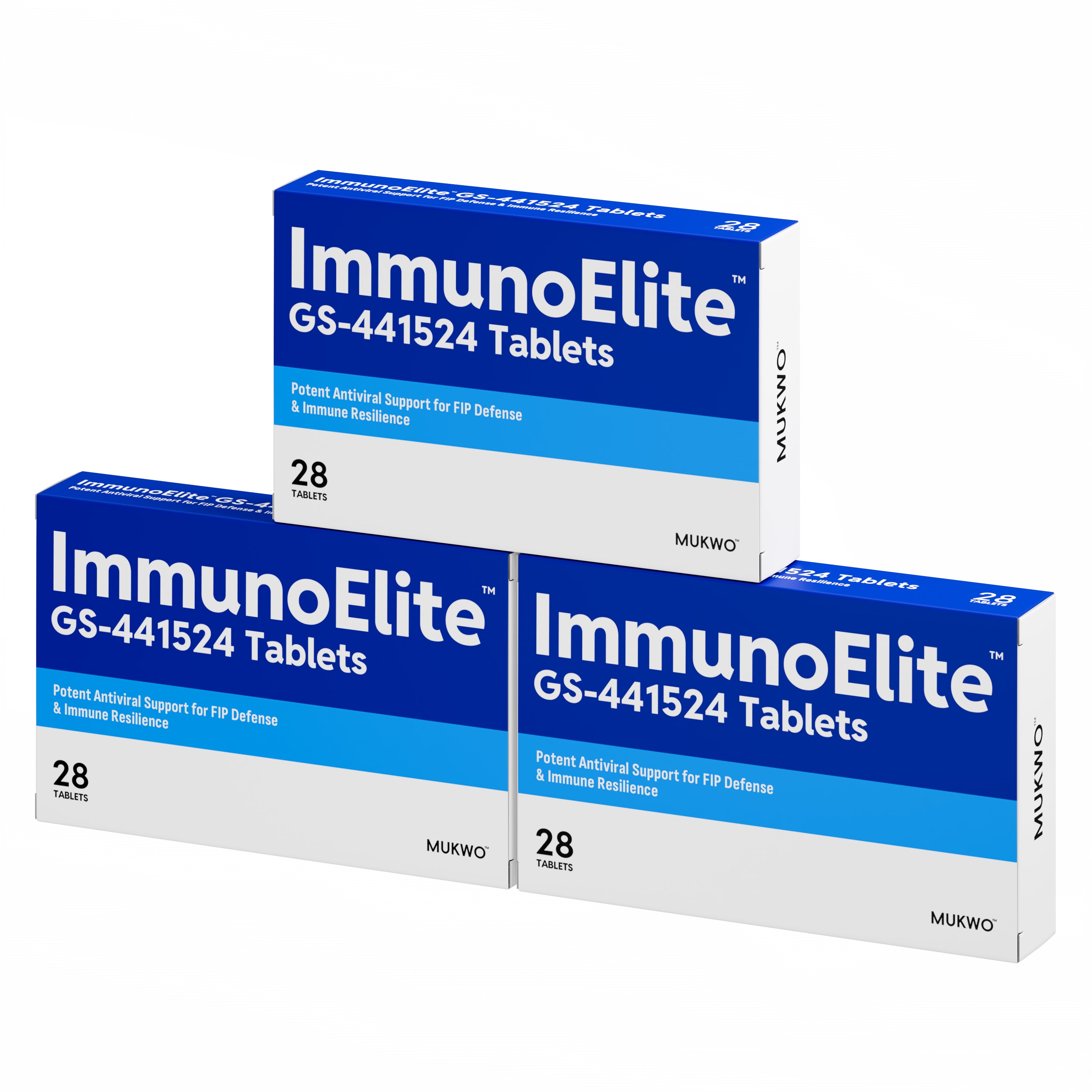 MUKWO ImmunoElite GS-441524 Tablets - Immune & Metabolic Support for Cats