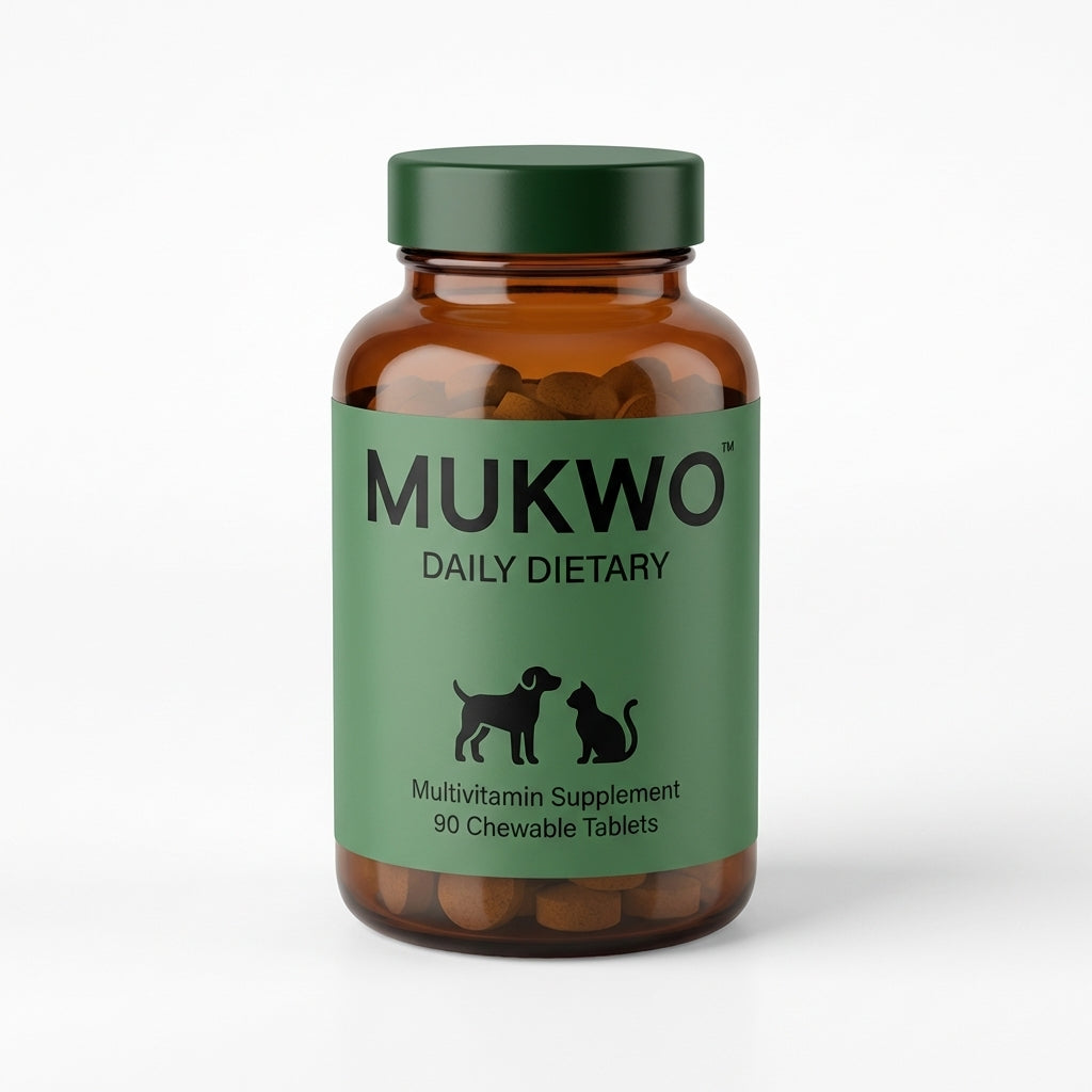 MUKWO Daily Dietary Supplement for Dogs & Cats - 90 Chewable Tablets Main image