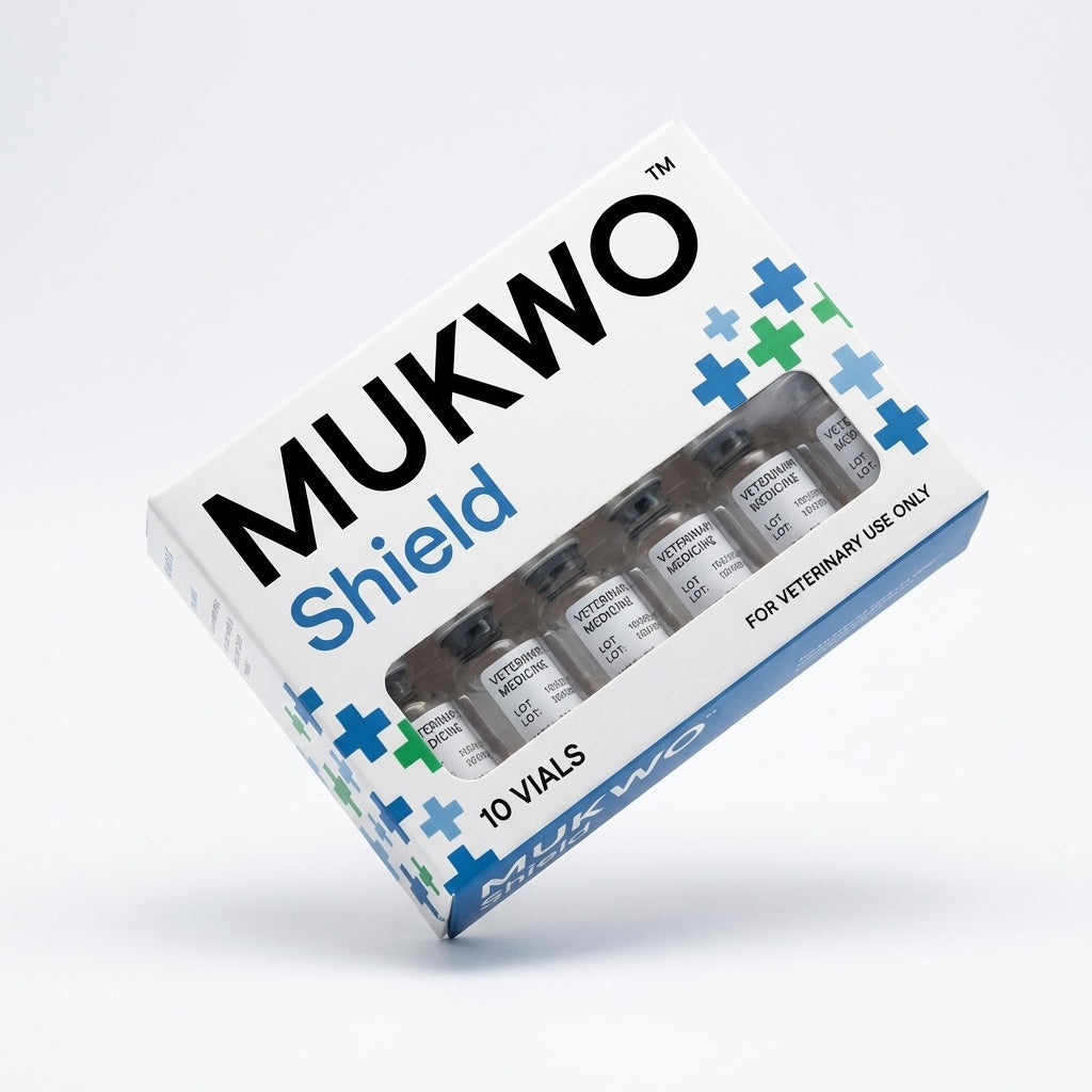 MUKWO Pet Vaccine for Dogs & Cats - 10 Vials, Vet-Administered