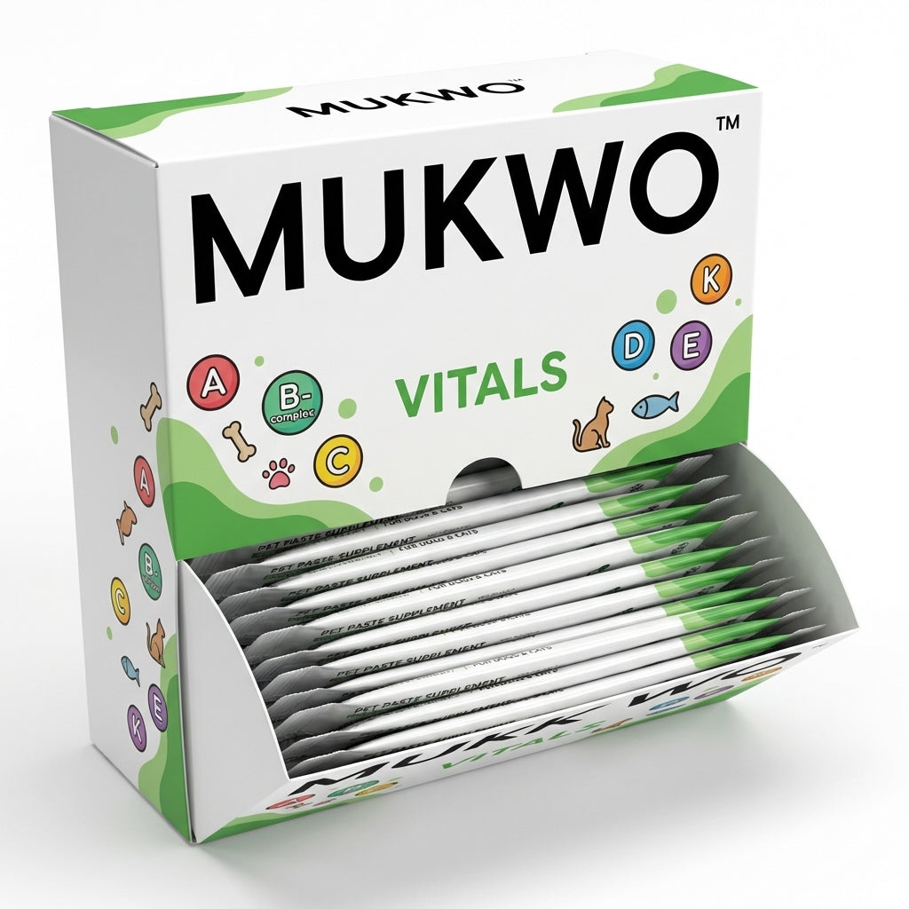MUKWO Vitamin & Mineral Paste for Dogs & Cats - 30 Sachets